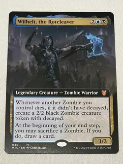 MTG TCG Wilhelt, the Rotcleaver (Extended Art) Innistrad: Midnight Hunt - NM - Image 1