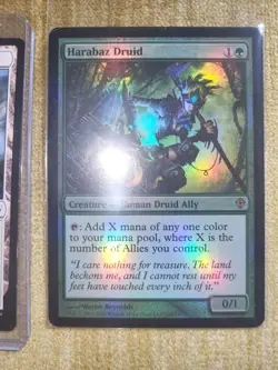 Harabaz Druid FOIL Worldwake EX Magic the Gathering MtG Ally - Image 1