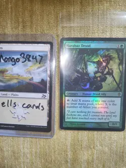 Harabaz Druid FOIL Worldwake EX Magic the Gathering MtG Ally - Image 3