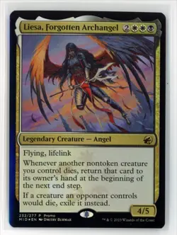 MtG MID / Promo Liesa, Forgotten Archangel #232 Media Promo FOIL - Image 1