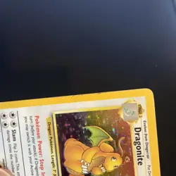 Pokemon TCG Dragonite 4/62 LP Fossil Unlimited Holo Rare - Image 4