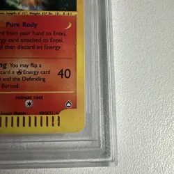 Entei Holo Rare H8/H32 Aquapolis Beckett 9 WOTC Vintage Pokemon - Image 5