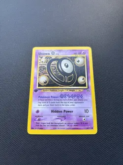 Pokemon Card 1st Edition Neo Discovery Unown O 69/75 WOTC - Image 3