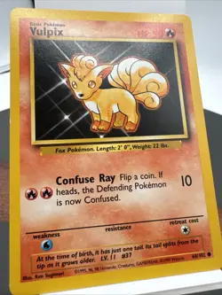 Pokemon - Base Set Shadowless - Vulpix 68/102 - Common LP - Image 1