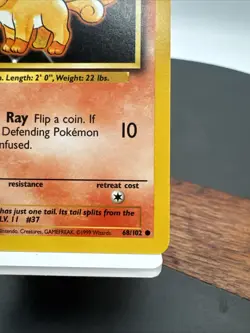 Pokemon - Base Set Shadowless - Vulpix 68/102 - Common LP - Image 5