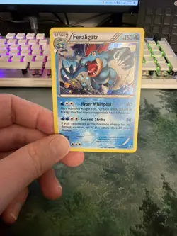 Pokemon TCG Feraligatr Phantom Forces 17/119 Exclusive Cosmos Holo Rare - Image 1