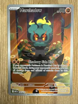 Pokemon TCG Mega Evolution Marshadow 146/132 Illustration Rare NEAR MINT - Image 1
