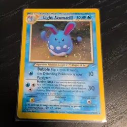 Light Azumarill 13/105 Neo Destiny Holo w/ Swirl Pokemon TCG - Image 1