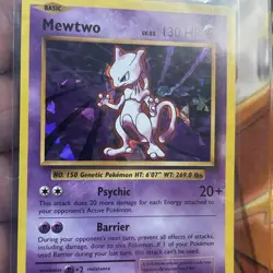 2016 POKEMON XY EVOLUTIONS 51 MEWTWO-HOLO CRACKED ICE - Image 2