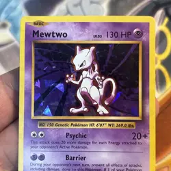 2016 POKEMON XY EVOLUTIONS 51 MEWTWO-HOLO CRACKED ICE - Image 5