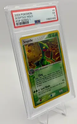 Pokemon POP Series 1 Sceptile Holo #4 PSA 5 115031432 Freshly Graded - Image 3