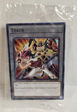 2020 Yu-Gi-Oh! Token Yuma Number F0: Utopic Future #TKN5-EN029 Rare Sealed Pack - Image 1