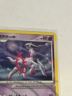 Arceus AR7 Holo Rare Platinum Arceus Pokemon #239 Pokemon Card LP - Image 5