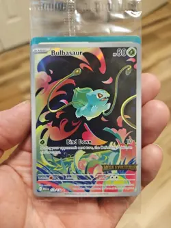Bulbasaur 133/132 Pokemon TCG Mega Evolutions Stamped Promo Card NM Sealed #1 - Image 1