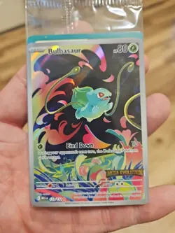 Bulbasaur 133/132 Pokemon TCG Mega Evolutions Stamped Promo Card NM Sealed #1 - Image 3