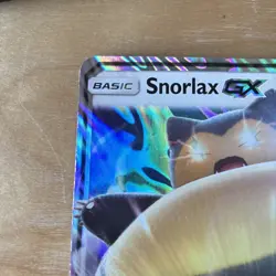 Snorlax GX Jumbo Card Black Star Promo Sun and Moon - Image 2