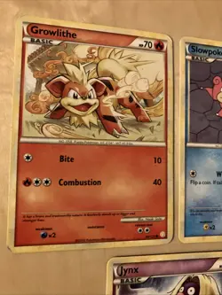 X5 Pokemon Cards HGSS /123 Heart Gold Soul Silver Bundle Joblot Vintage NM - Image 2