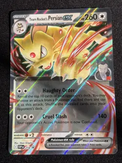 Team Rocket's Persian ex 218 - Pokemon TCG - Scarlet & Violet Promo Cards - Image 1