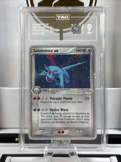Pokemon 2007 Power Keepers Holo Ultra Rare Card #96/108 Salamence EX TAG 9 - Image 1