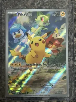 Pikachu 027 Sv: Scarlet & Violet Promo Cards Holo Sealed - Image 1