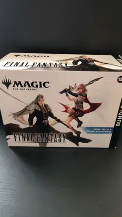 Magic: The Gathering Final Fantasy Bundle WOTC 9 Play Booster New/Sealed In Hand - Image 1