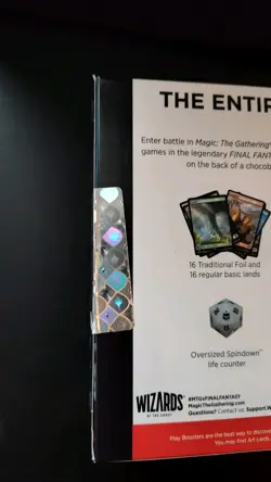 Magic: The Gathering Final Fantasy Bundle WOTC 9 Play Booster New/Sealed In Hand - Image 5