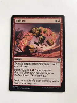 Bulk Up MTG Magic the Gathering Card NM Near Mint FDN - Image 1