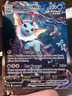 Vaporeon VMAX SWSH182 SWSH: Sword & Shield Promo Cards Holo - Image 3