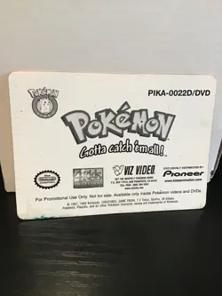 Pokemon Lenticular Pika-0022D/DVD Pioneer Promo 3D Card - Image 2