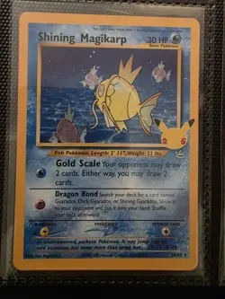 Pokemon TCG Shining Magikarp Holo Card Celebrations Collection 66/64 - Image 1