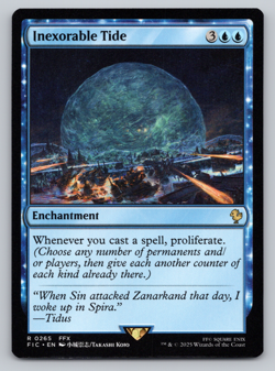 MTG- Inexorable Tide - Commander Final Fantasy - Image 1