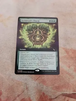 Archdruid's Charm Extended Art Foil Murders At Karlov Manor MTG NM - Image 1