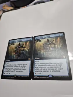 Misleading Signpost (Extended Art) Commander: Wilds of Eldraine Regular X2 - Image 3