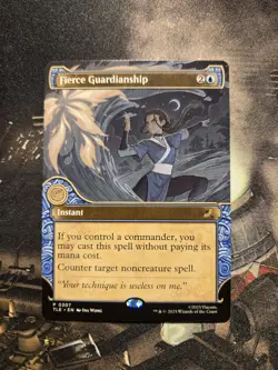 MTG Fierce Guardianship Full Art Avatar: The Last Airbender 0307 - Image 1