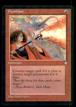 MTG Pyroblast LP Light Play Ice Age [5017] - Image 1