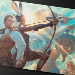 Ultra PRO - Final Fantasy x Universes Beyond Baltheir and Fran Playmat for Magic - Image 3