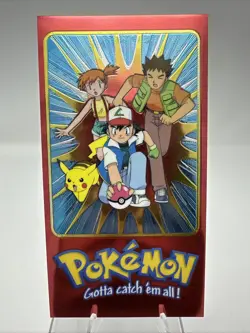 Pokemon Topps TV Animation Edition Series 2 Box Topper 2 Of 5 Ash Pikachu - Image 1