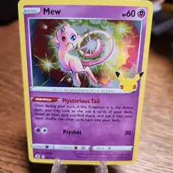 Pokemon TCG SWSH Celebrations Mew Holo Rare 011/025 LP/NM - Image 1