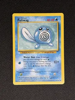 Pokemon TCG POLIWAG 59/102 Base Set Unlimited WOTC - Image 1