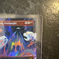 Devastating Onslaught Borderless FOIL - MYTHIC - EOE - M - Image 2
