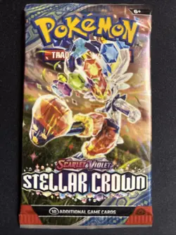 Pokemon TCG: Scarlet and Violet Stellar Crown x1 Booster Pack Sealed - Image 1
