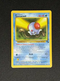 Pokemon TCG TENTACOOL 56/62 Fossil Set Unlimited WOTC - Image 1