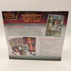 Sealed Pokemon Center TCG Scarlet & Violet Obsidian Flames Sealed ETB SV03 EL009 - Image 5