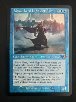 Urza, Lord High Artificer (Retro Frame) Dominaria Remastered Foil - Image 1
