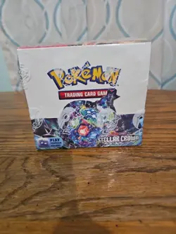Pokemon TCG Stellar Crown Booster Box (Factory Sealed) 36 Packs - Image 1