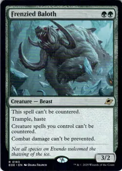 MTG Frenzied Baloth (183) | NM | Edge of Eternities (EOE) - Image 1