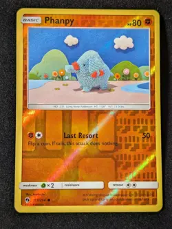 Phanpy 111/214 - SM Lost Thunder Reverse Holo LP Pokemon TCG - Image 1