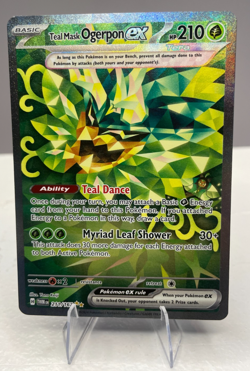 Pokemon TCG Teal Mask Ogerpon EX 211/167 Twilight Masquerade SIR NM - Image 1