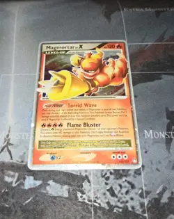 Magmortar Lv.X 123/123 Mysterious Treasures Holo Pokemon LP-NM - Image 1