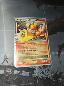 Magmortar Lv.X 123/123 Mysterious Treasures Holo Pokemon LP-NM - Image 2